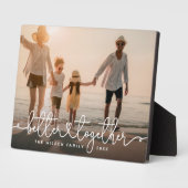 De beter samen Moderne Foto van de Aangepaste Fami Fotoplaat (Zijkant)