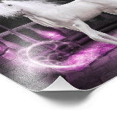 De betoverde Unicorn Foto Afdruk (Hoek)