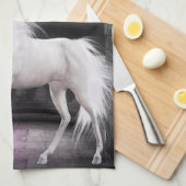 De betoverde Unicorn Theedoek (Quarter Fold)