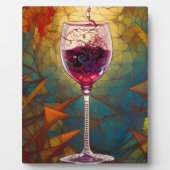 De betoverende pour Wine Art-tablet Fotoplaat (Voorkant)