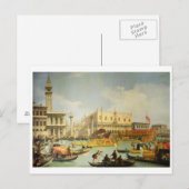 De Betrothal van de Venetiaanse Doge Briefkaart (Voorkant / Achterkant)