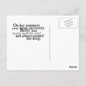 De Betty-reeks Briefkaart (Achterkant)