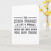 De beurs is als een vrouwenhandel kaart (Gele Bloem)