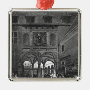 De beurs van Amsterdam Metalen Ornament