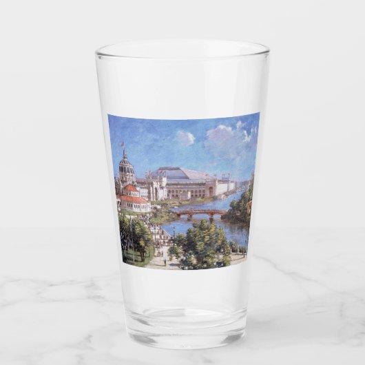 De beurs van Chicago World (Columbian Exposition) Glas (Voorkant)
