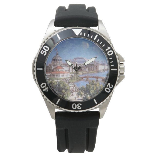 De beurs van Chicago World (Columbian Exposition) Horloge (Voorkant)