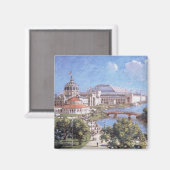 De beurs van Chicago World (Columbian Exposition) Magneet (Voorkant / Achterkant)