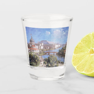 De beurs van Chicago World (Columbian Exposition) Shot Glas