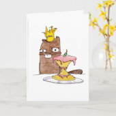 De Bever van de verjaardag Kaart (Gele Bloem)