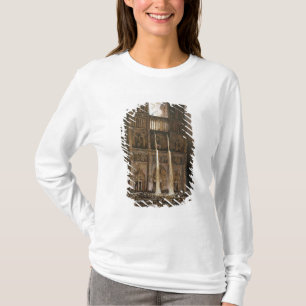 De bevolking die de Notre-Dame in haar greep heeft T-shirt
