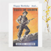 De Bevrijder. Herdruk van Britse oorlogsposter. Kaart (Gele Bloem)