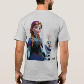 De bevroren elsa t-shirt (Achterkant)