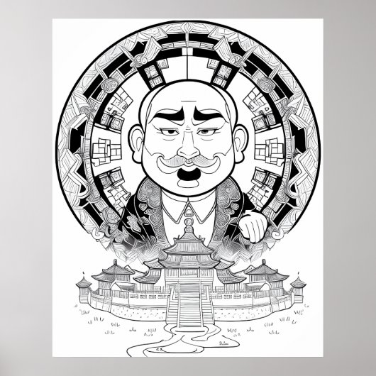 De bewaker van de heilige plaats poster (Voorkant)