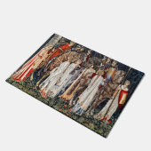 De bewapening en het vertrek van de nachten deurmat (Schuin)