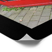 De bewegingen gaan in een Booth van de Telefoon Poster (Hoek)