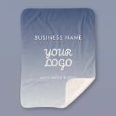 De bewerkbare verloopkleur van uw Logo Sherpa Deken