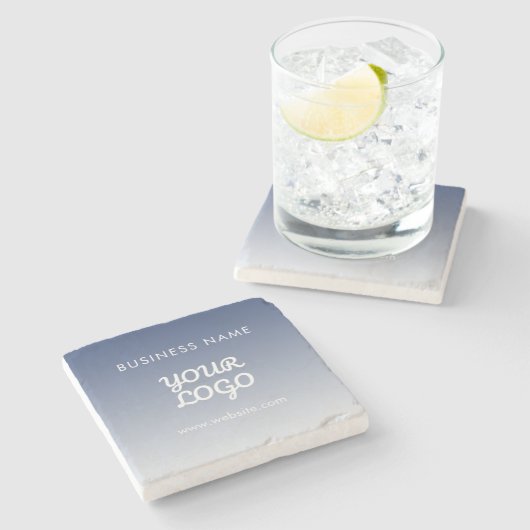 De bewerkbare verloopkleur van uw Logo Stenen Onderzetter (Zijkant)