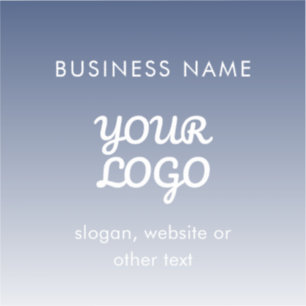 De bewerkbare verloopkleur van uw Logo Sticker