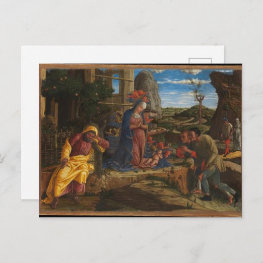 De bewondering van de Herders Briefkaart (Voorkant / Achterkant)