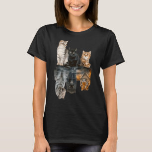 De Bezinning van de Kat van vrouwen Tiger Vrienden T-shirt