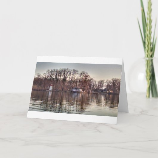 De Bezinningen van de herfst over het Meer van de Kaart (Voorkant)