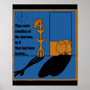 De bezoekers poster
