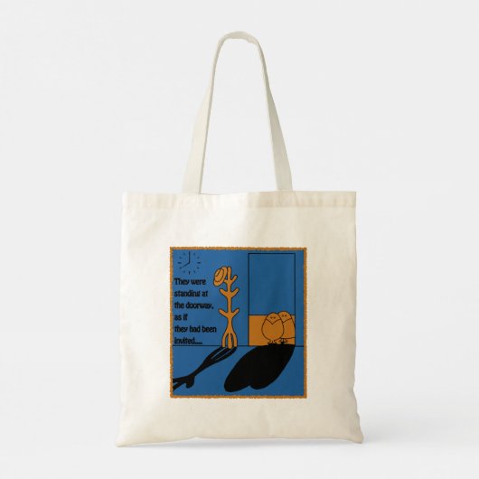 De bezoekers tote bag (Achterkant)