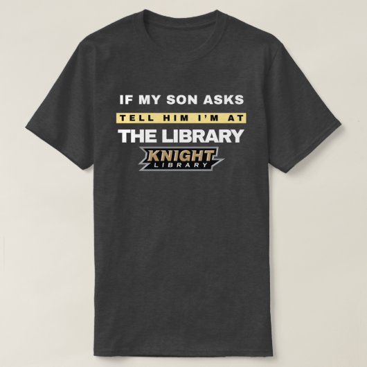De bibliotheek t-shirt (Design voorkant)