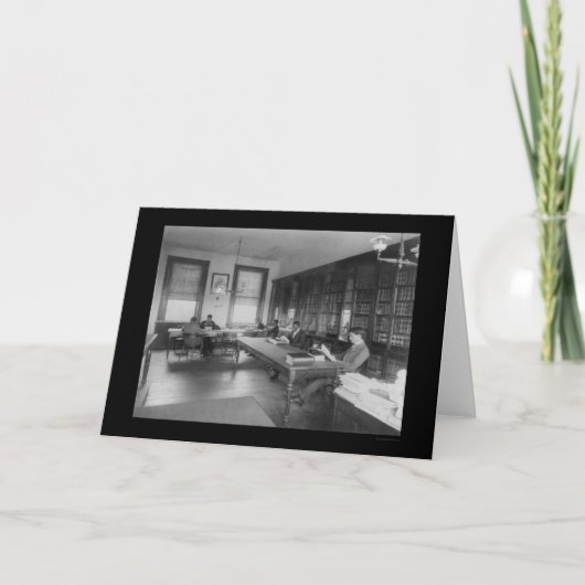 De Bibliotheek van de wet in Howard University Kaart (Voorkant)