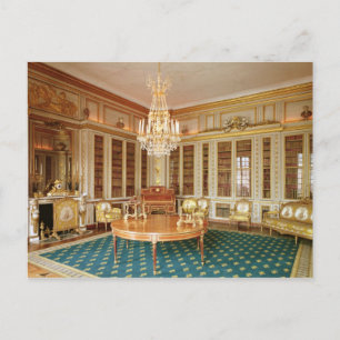 De bibliotheek van Louis XVI verfraaide in 1781 Briefkaart