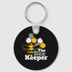 De biefenhouder Funny Honey Bee Lover Sleutelhanger