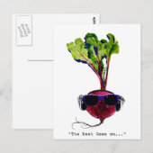 De bieten gaan aan het licht briefkaart (Voorkant / Achterkant)