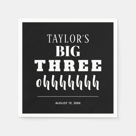 De BIG 30e verjaardag Servet (Voorkant)