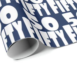 De BIG 50 50ste verjaardag Cadeaupapier