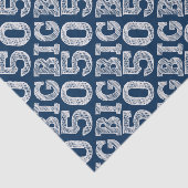 De BIG 50 50ste verjaardag Tissuepapier (Detail)