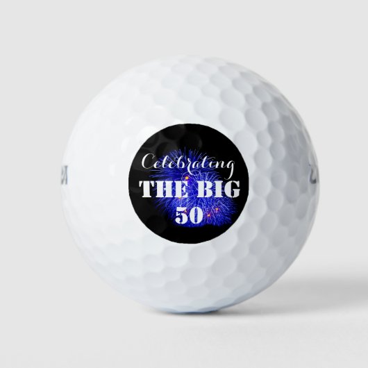 De BIG 50 vieren - Golfballen (Voorkant)