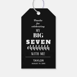 De BIG 70e verjaardag van de Favor Cadeaulabel