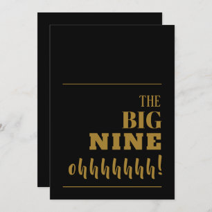 De BIG 90 Black Gold Birthday Kaart