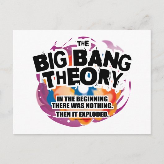 De Big Bang Theory Briefkaart (Voorkant)