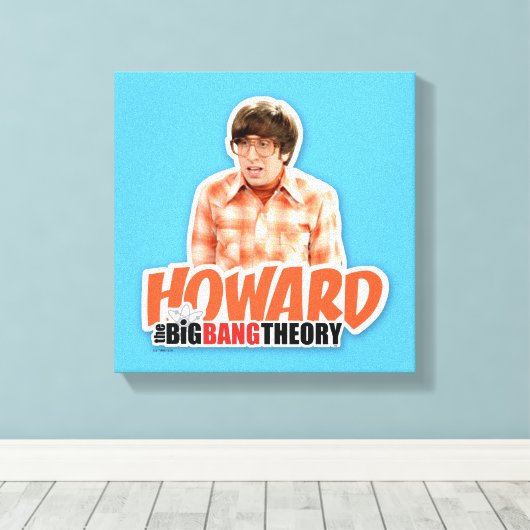 De Big Bang Theory | Howard Canvas Afdruk (Insitu (Houten vloer))