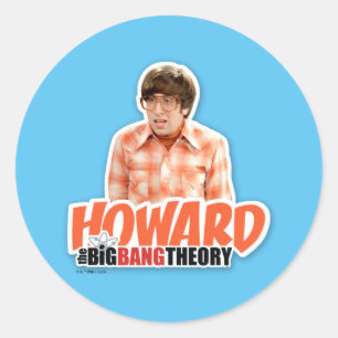 De Big Bang Theory Howard Ronde Sticker