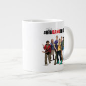 De Big Bang Theory Karakters Extra Grote Beker (Voorkant rechts)