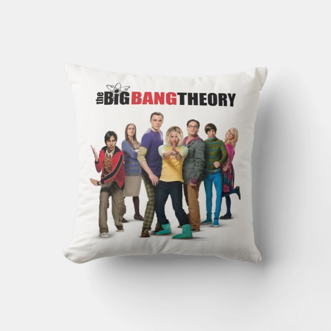 De Big Bang Theory Karakters Kussen (Voorkant)