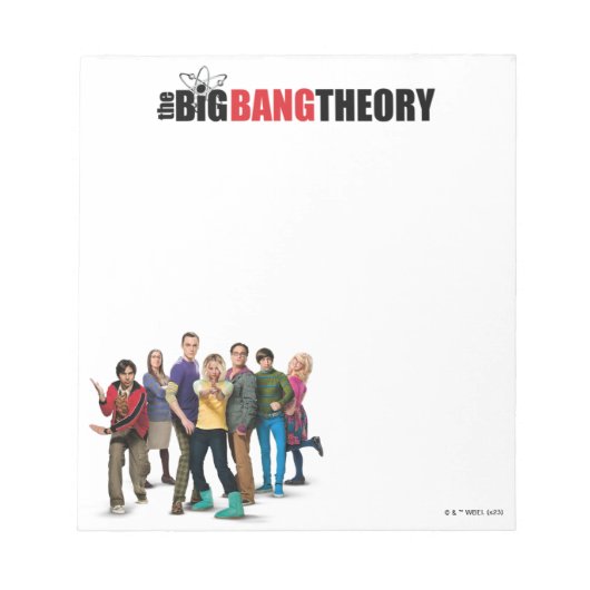 De Big Bang Theory Karakters Notitieblok (Voorkant)