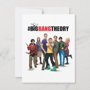 De Big Bang Theory Karakters Notitiekaartje
