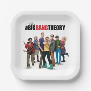 De Big Bang Theory Karakters Papieren Bordje