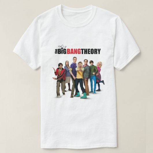 De Big Bang Theory Karakters T-shirt (Design voorkant)