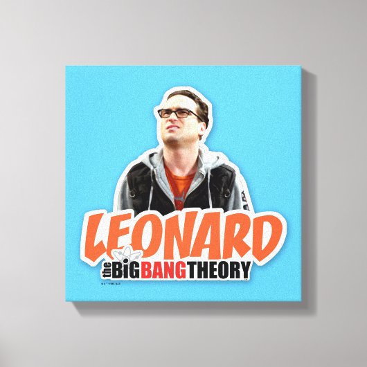 De Big Bang Theory | Leonard Canvas Afdruk (Voorkant)