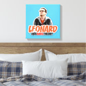 De Big Bang Theory | Leonard Canvas Afdruk (Insitu (Slaapkamer))