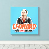 De Big Bang Theory | Leonard Canvas Afdruk (Insitu (Houten vloer))